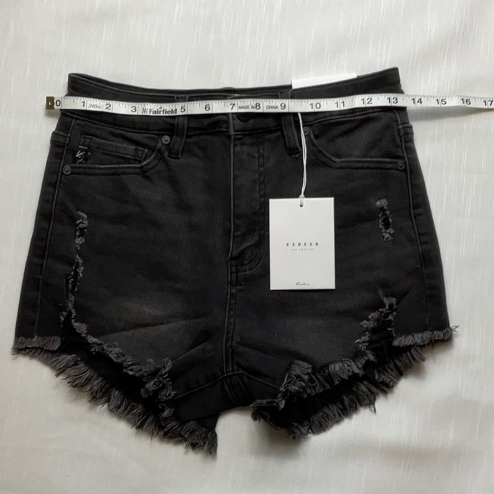 KanCan faded black high rise cutoff - Picture 8 of 9